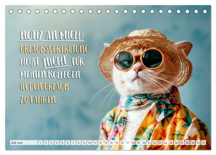 Produktbild: BEH&Ouml;RDE Der allt&auml;gliche Wahnsinn (Tischkalender 2026 DIN A5 quer), CALVENDO Monatskalender