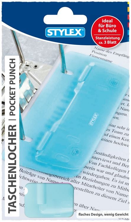 Produktbild: Taschenlocher, Kunststoff