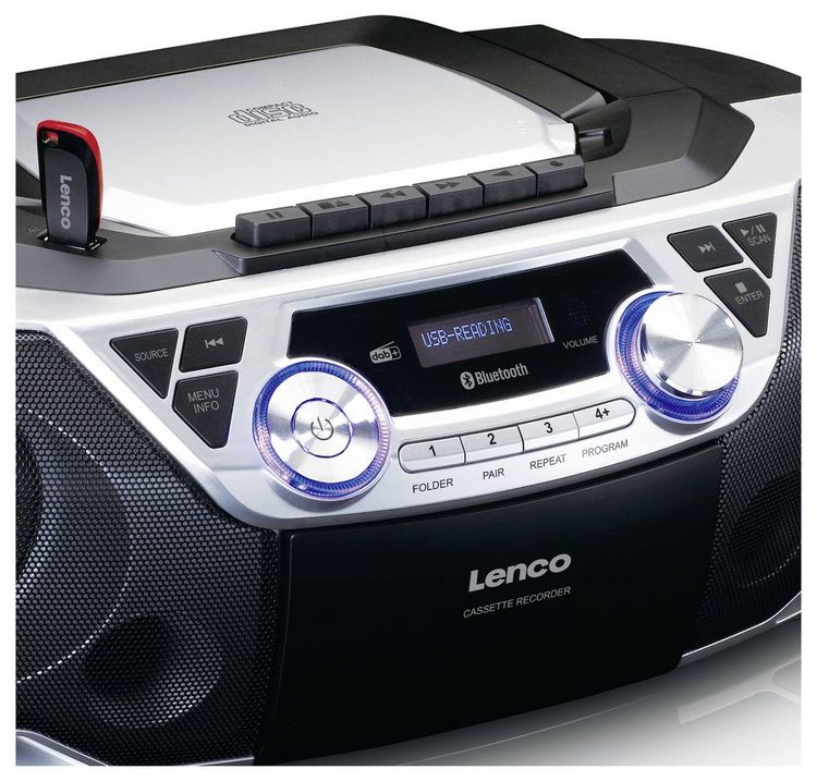 Produktbild: Lenco SCD-720SI Tragbarer CD-Player Silber