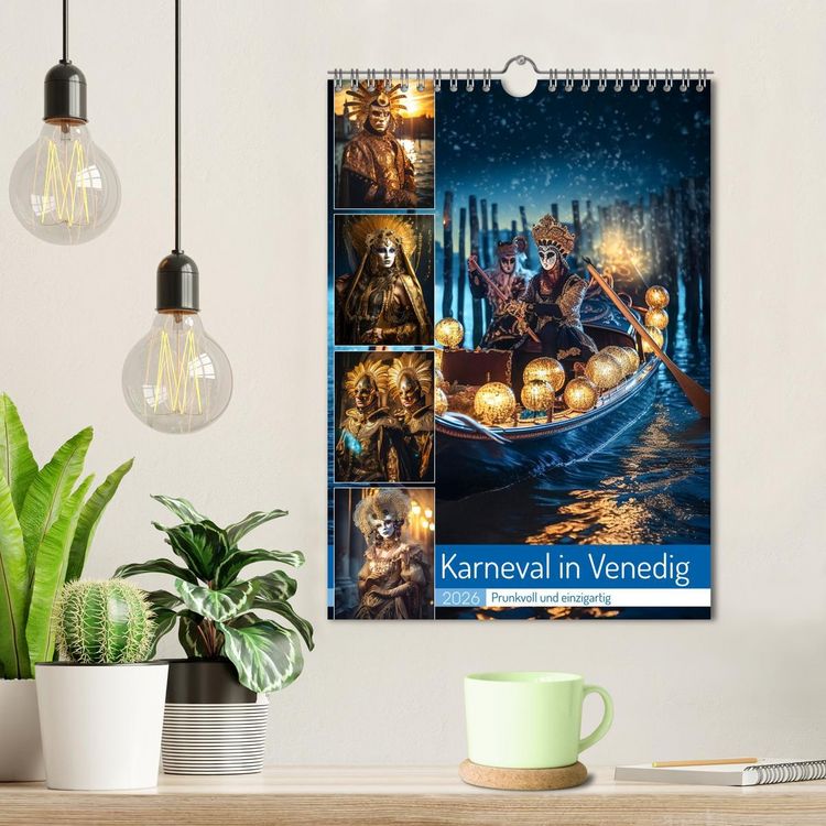 Produktbild: Karneval in Venedig (Wandkalender 2026 DIN A4 hoch), CALVENDO Monatskalender