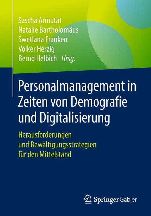 Produktbild: Personalmanagement in Zeiten von Demografie und Digitalisierung