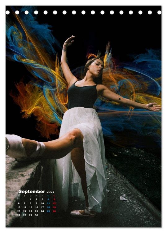 Produktbild: Ballerinen - Anmut, Eleganz und Leichtigkeit (Tischkalender 2027 DIN A5 hoch), CALVENDO Monatskalender
