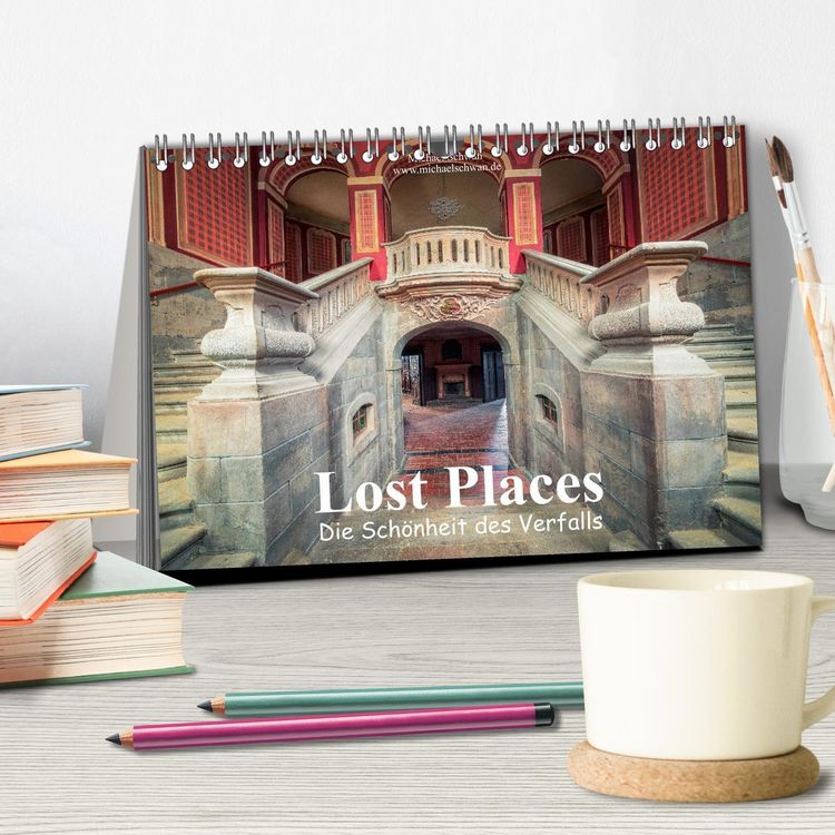 Produktbild: Die Sch&ouml;nheit des Verfalls - Lost Places (Tischkalender 2026 DIN A5 quer), CALVENDO Monatskalender