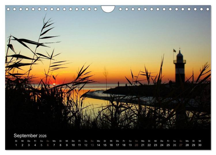Produktbild: Leuchtturm "Kleiner Preu&szlig;e" (Wandkalender 2026 DIN A4 quer), CALVENDO Monatskalender