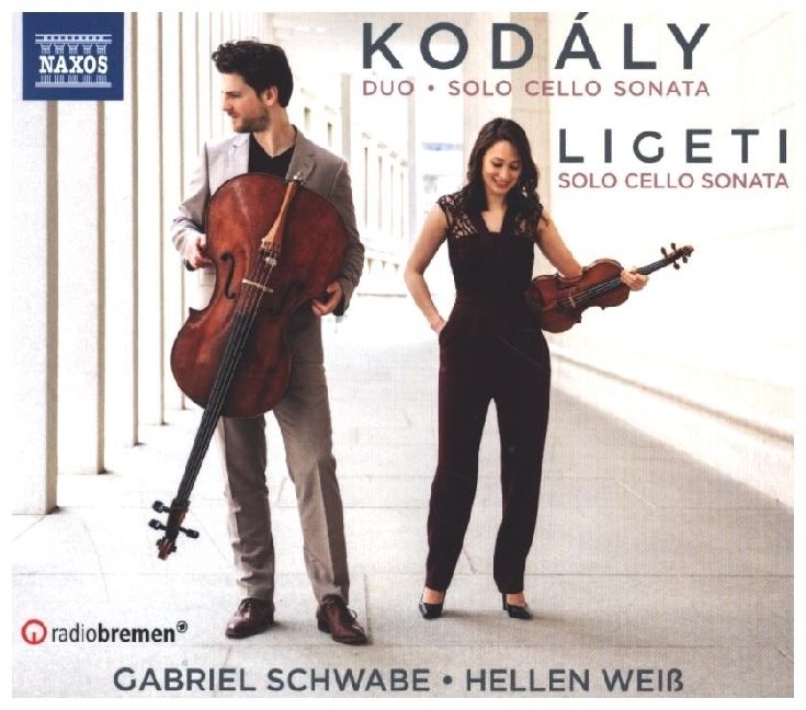 Produktbild: Kod&aacute;ly, Z: Sonata for Solo Cello/CD