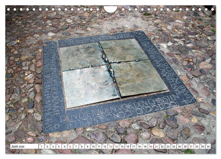 Produktbild: Die Lutherstadt Wittenberg (Wandkalender 2026 DIN A4 quer), CALVENDO Monatskalender