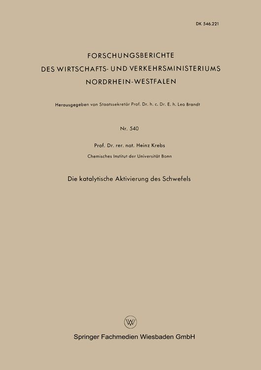 Produktbild: Die Katalytische Aktivierung des Schwefels