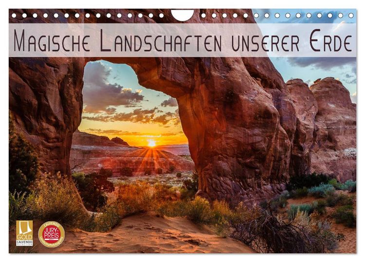 Produktbild: Magische Landschaften unserer Erde (Wandkalender 2026 DIN A4 quer), CALVENDO Monatskalender
