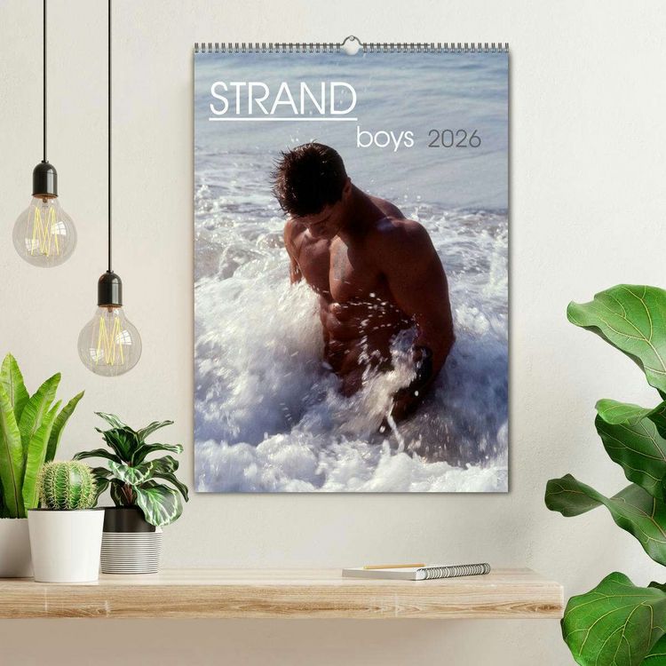 Produktbild: Strandboys 2026 (Wandkalender 2026 DIN A2 hoch), CALVENDO Monatskalender