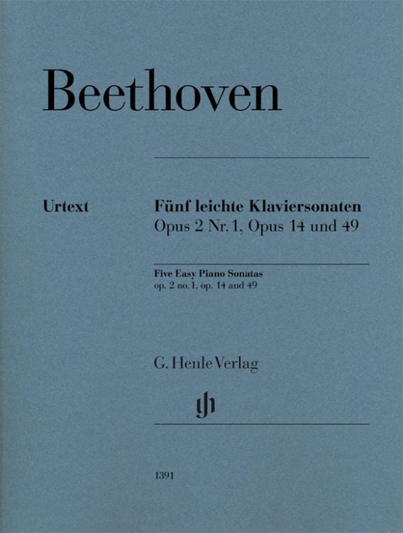 Produktbild: Ludwig van Beethoven - F&uuml;nf leichte Klaviersonaten