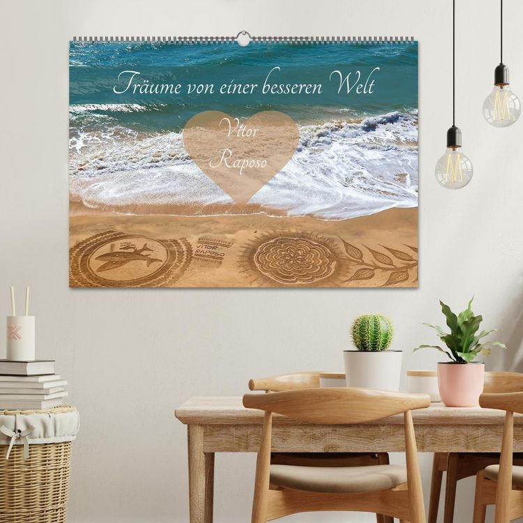 Produktbild: Tr&auml;ume von einer besseren Welt - Vitor Raposo (Wandkalender 2026 DIN A2 quer), CALVENDO Monatskalender