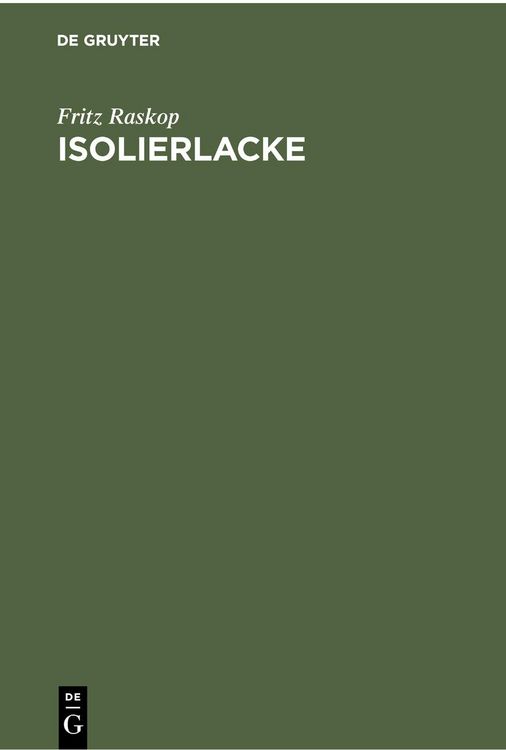 Produktbild: Isolierlacke