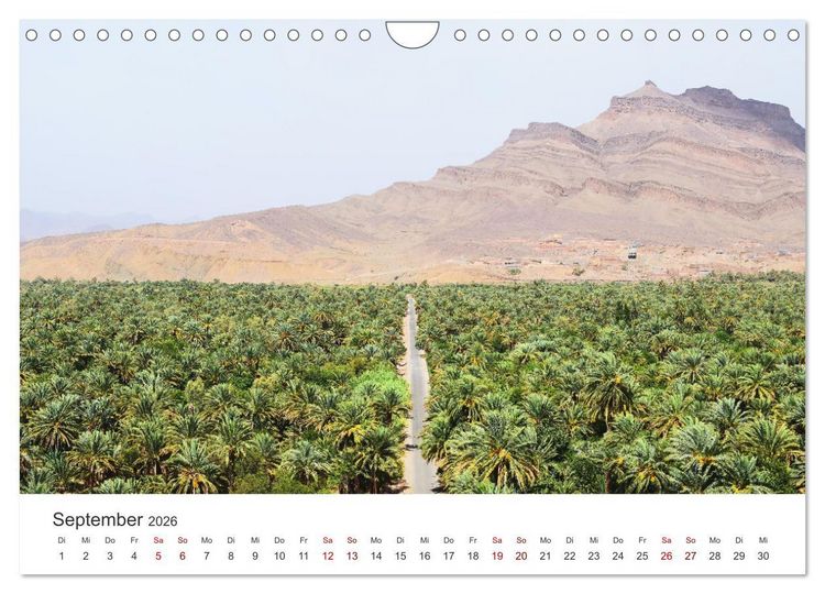 Produktbild: Marokko - Eine wunderbare Reise nach Nordafrika. (Wandkalender 2026 DIN A4 quer), CALVENDO Monatskalender