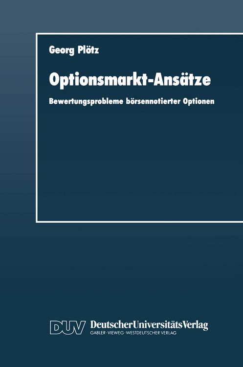 Produktbild: Optionsmarkt-Ans&auml;tze