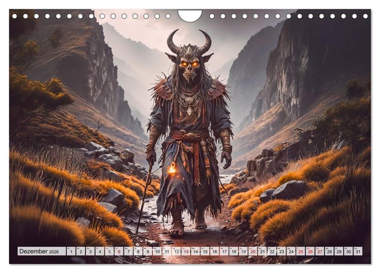 Produktbild: Inka-Mythologie - G&ouml;tter, Helden und Monster (Wandkalender 2026 DIN A4 quer), CALVENDO Monatskalender