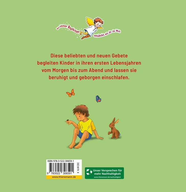 Dein kleiner Begleiter: Meine liebsten Kindergebete zur Taufe
