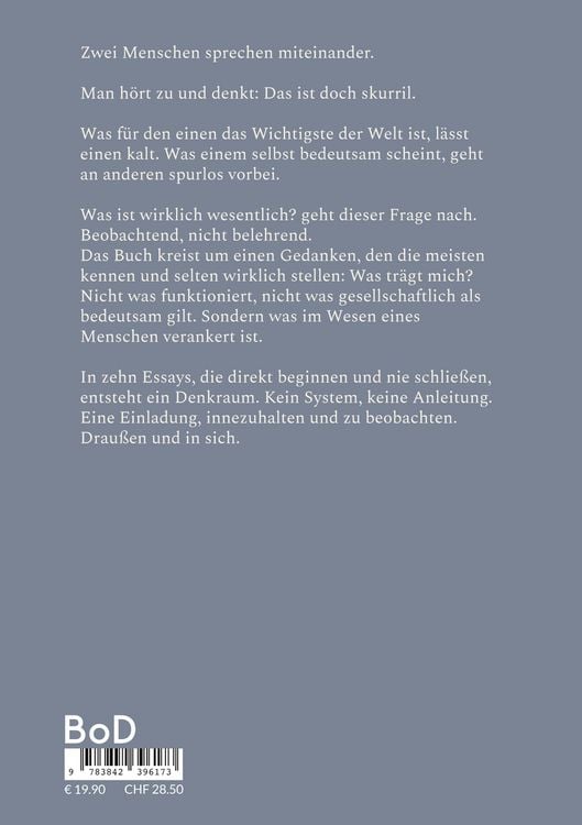 Produktbild: Was ist wirklich wesentlich?