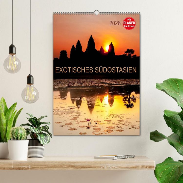 Produktbild: EXOTISCHES S&Uuml;DOSTASIEN - Planer 2026 (Wandkalender 2026 DIN A2 hoch), CALVENDO Monatskalender