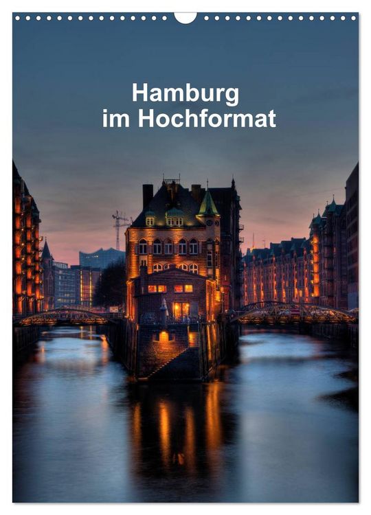 Produktbild: Hamburg im Hochformat (Wandkalender 2026 DIN A3 hoch), CALVENDO Monatskalender