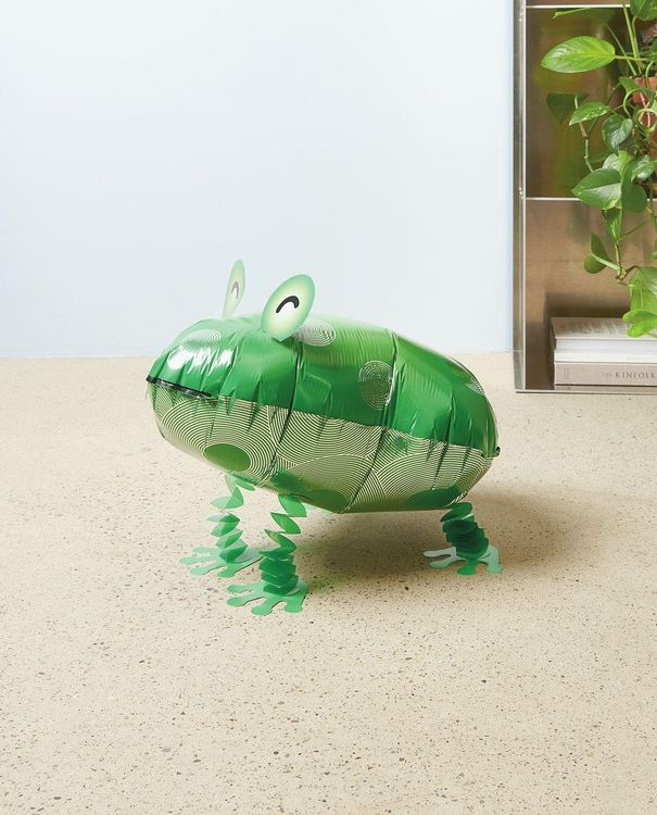 Produktbild: Folienballon Airwalker, Frosch, 1 Ballon + 10-DIY Teile, 41 x 20 x 31 cm
