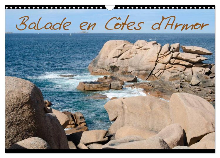 Produktbild: Balade en C&ocirc;tes d'Armor (Calendrier mural 2026 DIN A3 vertical), CALVENDO calendrier mensuel