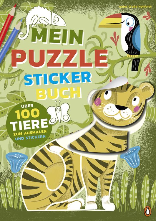 Produktbild: Mein bunter Puzzle-Sticker-Spa&szlig; - Tiere