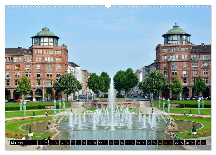 Produktbild: Mannheim ist Sch&ouml;n! (Wandkalender 2026 DIN A2 quer), CALVENDO Monatskalender