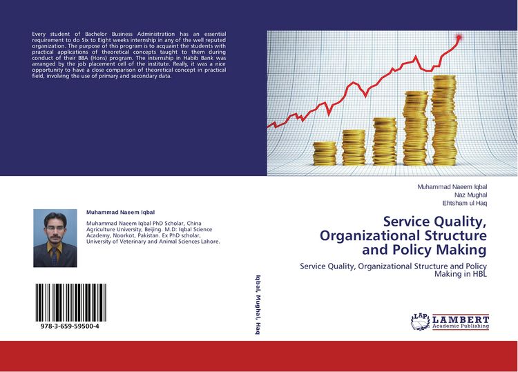 Produktbild: Service Quality, Organizational Structure and Policy Making