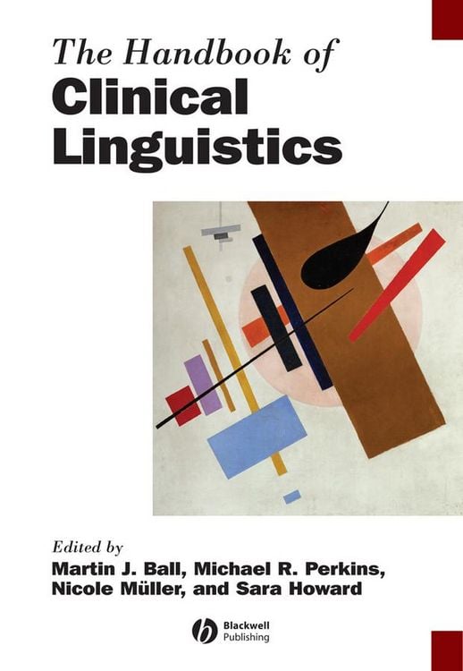 Produktbild: The Handbook of Clinical Linguistics