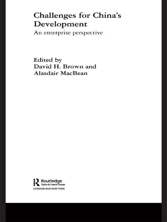 Produktbild: Challenges for China's Development