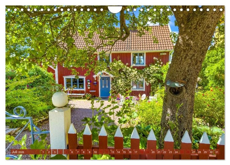 Produktbild: SCHWEDEN wild-romantisch (Wandkalender 2026 DIN A4 quer), CALVENDO Monatskalender