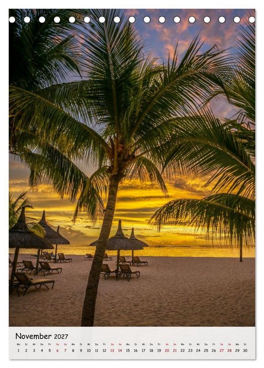 Produktbild: Mauritius &ndash; Insel der Farben und Tr&auml;ume (Tischkalender 2027 DIN A5 hoch), CALVENDO Monatskalender