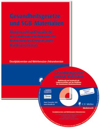 Produktbild: Gesundheitsgesetze und SGB-Materialien