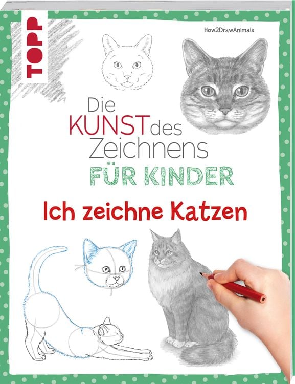 Bild vom Artikel Die Kunst des Zeichnens für Kinder - Ich zeichne Katzen vom Autor How2DrawAnimals