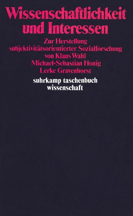 Produktbild: Wissenschaftlichkeit und Interessen