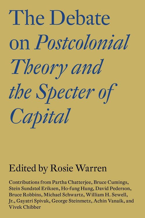 Produktbild: The Debate on Postcolonial Theory and the Specter of Capital