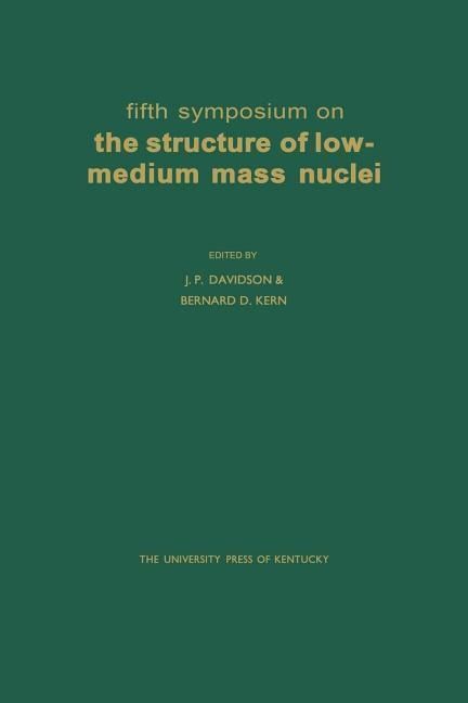 Produktbild: Fifth Symposium on the Structure of Low-Medium Mass Nuclei