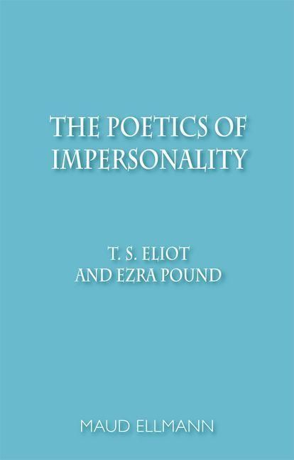 Produktbild: Poetics of Impersonality