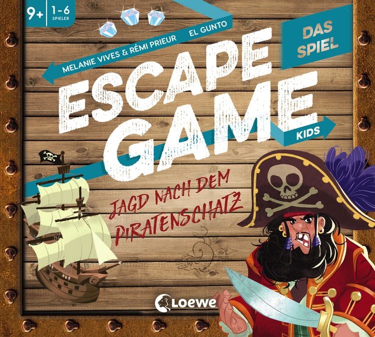 Produktbild: Escape Game Kids - Das Spiel - Jagd nach dem Piratenschatz