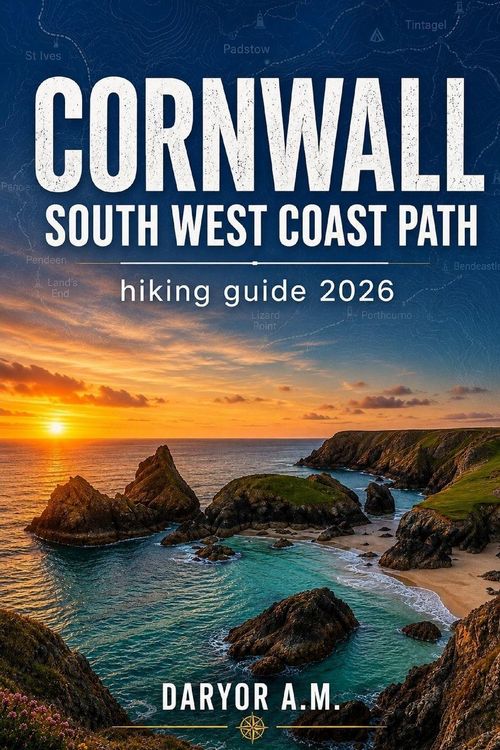 Produktbild: Cornwall South West Coast Path Hiking Guide 2026