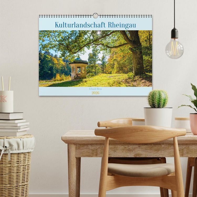 Produktbild: Kulturlandschaft Rheingau (Wandkalender 2026 DIN A3 quer), CALVENDO Monatskalender