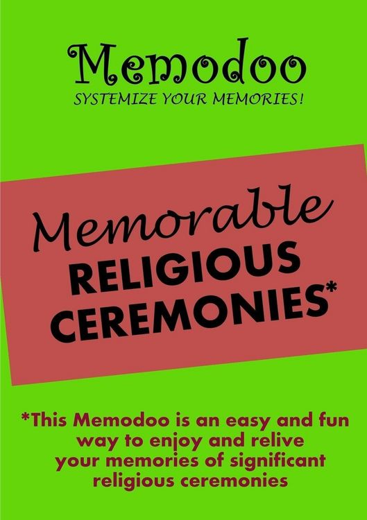 Produktbild: Memodoo Memorable Religious Ceremonies