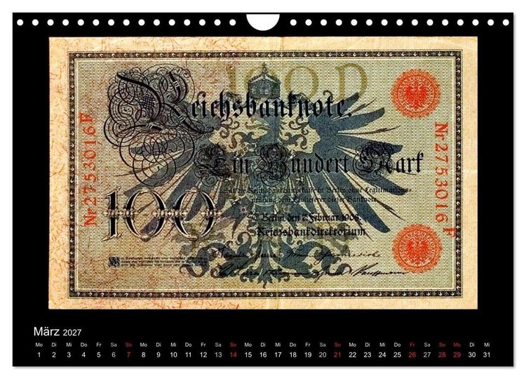 Produktbild: Vergangene Werte (Wandkalender 2027 DIN A4 quer), CALVENDO Monatskalender
