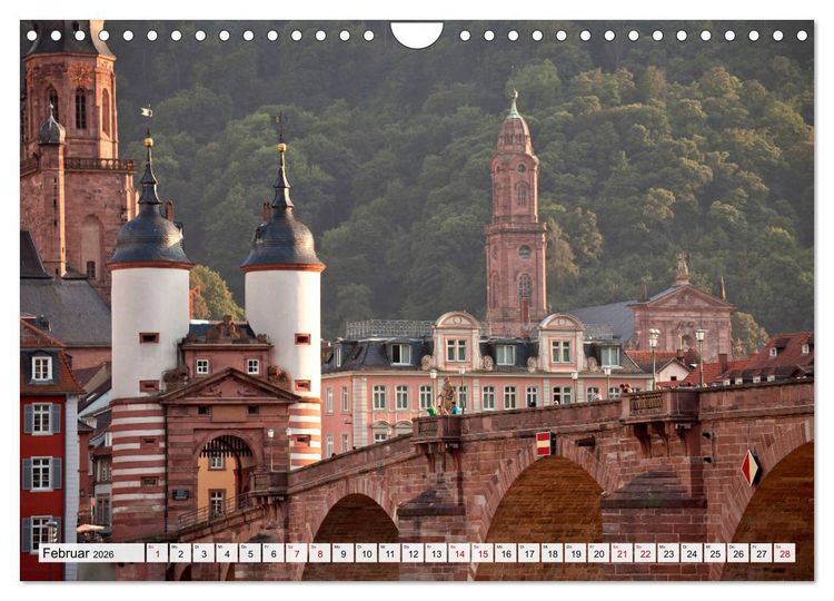 Produktbild: Heidelberg - Baden-W&uuml;rttemberg (Wandkalender 2026 DIN A4 quer), CALVENDO Monatskalender