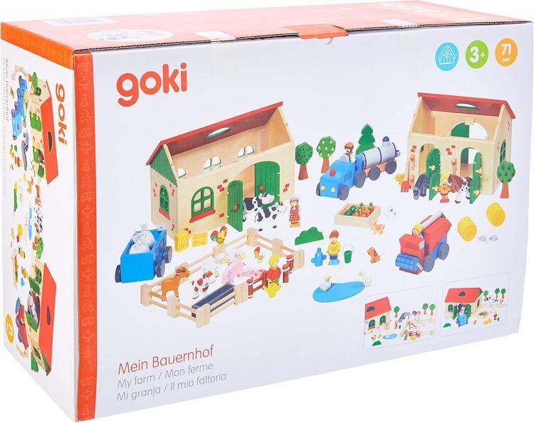 Produktbild: goki Mein Bauernhof, aus Holz