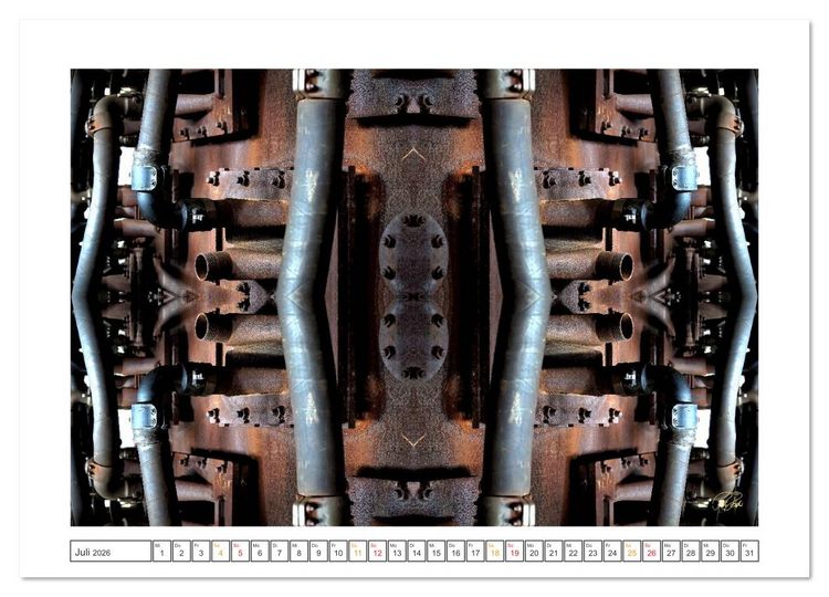 Produktbild: Faszination Spiegelung - Industrie und Technik (Wandkalender 2026 DIN A3 quer), CALVENDO Monatskalender