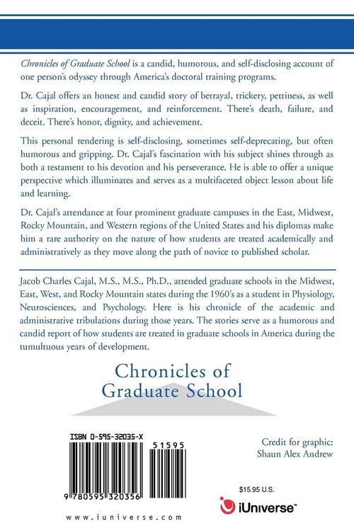 Produktbild: Chronicles of Graduate School