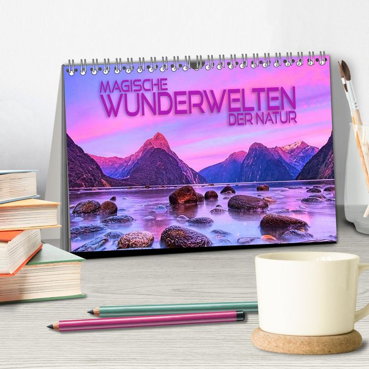 Produktbild: Magische Wunderwelten der Natur (Tischkalender 2026 DIN A5 quer), CALVENDO Monatskalender