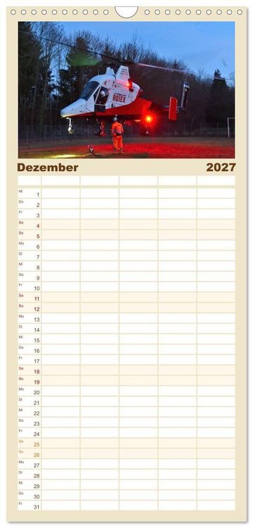 Produktbild: Familienplaner 2027 - Wo Kraft schwebt und Pr&auml;zision fliegt mit 5 Spalten (Wandkalender, 21 x 45 cm) CALVENDO