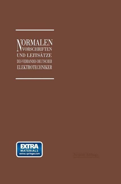 Produktbild: Normalien, Vorschriften und Leits&auml;tze des Verbandes Deutscher Elektrotechniker eingetragener Verein